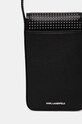 Accesorii Karl Lagerfeld borseta de piele 246W3203 negru