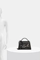 Karl Lagerfeld torebka skórzana A1W30036 czarny