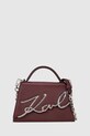 Τσάντα Karl Lagerfeld K/SIGNATURE μπορντό A1W30038