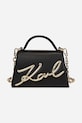 Karl Lagerfeld torebka K/SIGNATURE nie mieści A4 czarny A1W30038