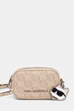 Karl Lagerfeld torebka IKON nie mieści A4 beżowy A1W30135