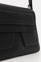 Шкіряна сумочка Karl Lagerfeld IKON/K чорний A1W30154