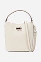 Torba Karl Lagerfeld IKON imitacija zrnate kože bijela A1W30468