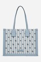 Karl Lagerfeld torebka IKON mieści A4 niebieski A2W30186