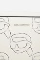 Кожена чанта Karl Lagerfeld бял A2W30066