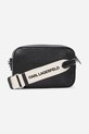 Karl Lagerfeld torebka skórzana A2W30066 czarny AA00