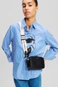 Karl Lagerfeld torebka skórzana A2W30066 czarny