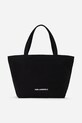 Karl Lagerfeld torebka bawełniana A2W50023 czarny AA00