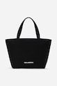 Bavlnená taška Karl Lagerfeld IKON A2W50023 čierna AA00