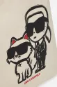 Akcesoria Karl Lagerfeld torebka bawełniana A2W50026 beżowy