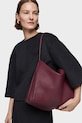 Akcesoria Tous torebka skórzana FOLD 2002308621 bordowy