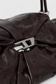 Diesel geantă de piele SCRUNCH-D maro X10331.P1003
