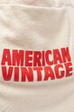 American Vintage torebka bawełniana beżowy BOBY27A