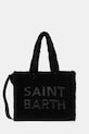 MC2 Saint Barth torebka tekstylny czarny COL0032