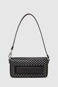 Кожена чанта Karl Lagerfeld гладка кожа черен A4W30083