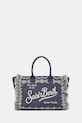 MC2 Saint Barth torebka shopper damska bawełniana niebieski VANI0029