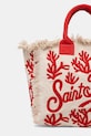 Akcesoria MC2 Saint Barth torebka tote damska bawełniana VANI024 beżowy