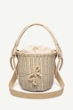 Kabelka Ruslan Baginskiy Basket Bag nášivka béžová KOR035.WI.47R.105SU.BHR