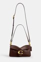 Akcesoria Coach torebka crossbody damska skórzana Tabby 26 in Soft Grain Leather CCX04 brązowy