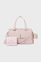 Mayoral Newborn torba z akcesoriami dla niemowlęcia mieści A4 różowy 19900.1B.Newborn.PPY2