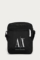 Armani Exchange - Malá taška potlač čierna 952338.CC350