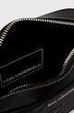 Шкіряна сумка Karl Lagerfeld чорний 236M3089