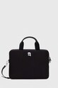 Torba za laptop Karl Lagerfeld natpis crna 235M3230