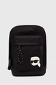 Karl Lagerfeld plecak tekstylny czarny 235M3038