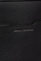 Armani Exchange saszetka męska z imitacji skóry czarny XM002584.AF22651.NOS
