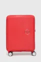 czerwony American Tourister walizka Unisex