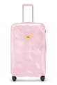 Crash Baggage walizka TONE ON TONE Large size 79x50x30 cm mieści A4 różowy CB193