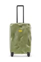 Crash Baggage walizka STRIPE Medium size 68x45x26 cm mieści A4 zielony CB152