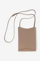 A.P.C. leather pouch Neck Pouch Jamie PXB brown