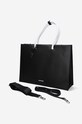 Accessories Ader Error leather bag Tote Bag BKAFWTB12BK black