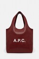 Torba A.P.C. Ninon odgovara formatu A4 bordo PUAAT.M61565