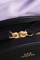 Kožená kabelka A.P.C. Demi Sac Demi-lune Mini PXAWV-F61392 BLACK PXAWV.F61392