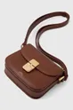 brown A.P.C. leather handbag Sac Grace Mini PXBMW-F61515 BLACK