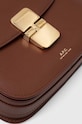 A.P.C. poșetă de piele A.P.C. Sac Grace Mini PXBMW.F61515 maro