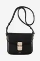 μαύρο Δερμάτινη τσάντα A.P.C. A.P.C. Sac Grace Mini PXBMW-F61515 BLACK Γυναικεία