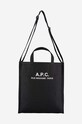 Сумка A.P.C. A.P.C. Cabas Recuperation CODBM-H61318 BLACK печать чёрный CODBM.H61318