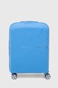 American Tourister walizka 55x40x20 cm mieści A4 niebieski 146370.A033