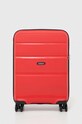 American Tourister walizka 55x40x20 cm mieści A4 czerwony 134849.0554