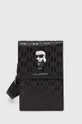czarny Karl Lagerfeld pokrowiec na telefon Unisex