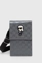 Θηκη κινητού Karl Lagerfeld για τηλέφωνο γκρί KLWBSAKHPKG