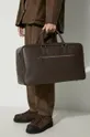 Kožená taška Barbour Highgate Leather Holdall Unisex