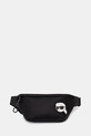 Сумка на пояс Karl Lagerfeld K/IKON аплікація чорний A1M30074