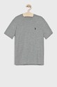 Polo Ralph Lauren - Дитяча футболка 134-176 cm меланж сірий 323674984001