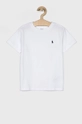 biały Polo Ralph Lauren - T-shirt dziecięcy 110-128 cm 322674984002 Chłopięcy