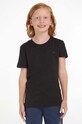 Tommy Hilfiger - Дитяча футболка 74-176 cm бавовна чорний KB0KB04140