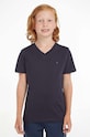 Tommy Hilfiger - T-shirt dziecięcy 74-176 cm bawełna granatowy KB0KB04142
